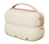 Beauty case da viaggio con separazione asciutta e bagnata, per palestra, viaggi di lavoro e mantenere gli oggetti puliti e asciutti, borsa per cosmetici per studenti, D, Bellezza di massa