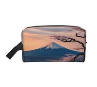 Beauty case da viaggio con stampa del Monte Fuji del Giappone, trousse per cosmetici, borsa per tolietry da appendere per donne e uomini, palestra quotidiana