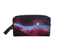Beauty case da viaggio con stampa di galassia universo, borsa per il trucco, grande capacità, organizer versatile per donne e uomini