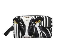 Beauty case da viaggio con stampa di mucca da latte, borsa per cosmetici, borsa da tolietry da appendere per donne e uomini, palestra quotidiana
