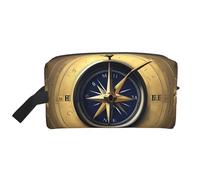 Beauty case da viaggio con stampa "Law of the Compass", borsa per cosmetici, borsa da viaggio da appendere per donne e uomini, palestra quotidiana