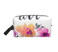 Beauty case da viaggio con stampa Spring is in The Air, borsa da trucco da appendere, grande capacità, organizer versatile per donne e uomini