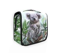 Beauty case da viaggio da appendere con koala, pittura ad acquerello, per donne, uomini e ragazze, grazioso koala, impermeabile, per trucchi e cosmetici, borsa organizer per oggetti essenziali da