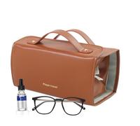 Beauty case da viaggio da donna, 4 in 1, impermeabile, con 4, Marrone, Fare | Borsa organizer per trucco per la casa all'aperto Bagagli Lavare Bellezza Vanity Cura della pelle Pennello Matita