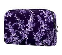 Beauty case da viaggio da donna, estetico, con galassia e stelle fortunate, portatile, astuccio per matite e articoli da toeletta per ragazze adolescenti, Multicolore 07, 18.5x7.5x13cm/7.3x3x5.1in