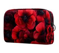 Beauty case da viaggio da donna, estetico, con galassia e stelle fortunate, portatile, astuccio per matite e articoli da toeletta per ragazze adolescenti, Multicolore 09, 18.5x7.5x13cm/7.3x3x5.1in