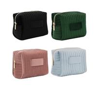 Beauty case da viaggio, grande capacità, beauty case con cerniera, questa versatile borsa per cosmetici non è solo funzionale, ma anche elegante e quindi una, verde, Siehe Beschreibung, Vedi
