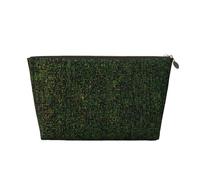 Beauty case da viaggio in pelle dorata, riutilizzabile, con stampa di formule matematiche, trousse organizer per cosmetici, borsa morbida portatile, Oro, taglia unica