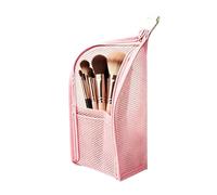 Beauty case da viaggio, in rete impermeabile, per cosmetici, da viaggio, per casa, doccia, camera da letto, dormitorio, palestra, hotel, ospedale, campeggio, vacanze, Colore: rosa., Siehe Beschreibung