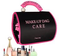 Beauty case da viaggio | Organizer da viaggio | Borsa da toilette da appendere | Borse da toilette in nylon per viaggiare, perfette per organizzare spazzolini da denti e prodotti per la cura della