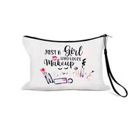 Beauty case da viaggio organizer per donne, ragazze, figlia, mamma, migliori amici, colleghi, colleghi, cosmetici, con tracolla, Borsa cosmetica 1-2