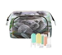 Beauty case da viaggio per cosmetici, koala, pittura ad acquerello, per donne, uomini, ragazze, carino koala, impermeabile, organizer per cosmetici da viaggio, Multi, Beauty Case