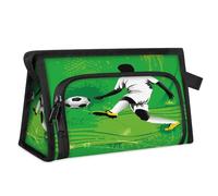 Beauty case da viaggio per donne e uomini, calciatori sportivi, trousse per cosmetici, articoli da toeletta, articoli da toeletta, borsa da doccia organizer, Colore, L, Organizer per borse