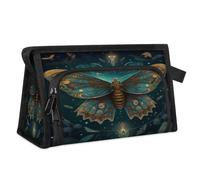 Beauty case da viaggio per donne e uomini, mistico, etnico, farfalla, trousse per il lavaggio cosmetico, articoli da toeletta, articoli da toeletta, borsa da doccia organizer, Colore, L, Organizer per