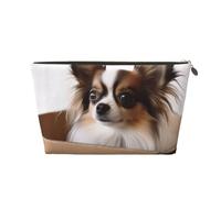 Beauty case da viaggio per donne e uomini Papillon in The Box Borsa per il trucco Borse cosmetiche di grande capacità Borsa organizer cosmetica resistente all'acqua, Oro, Taglia unica, Astuccio per