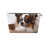 Beauty case da viaggio per donne e uomini Papillon in The Box Borsa per il trucco Borse cosmetiche di grande capacità Borsa organizer cosmetica resistente all'acqua, Argento, Taglia unica, Astuccio