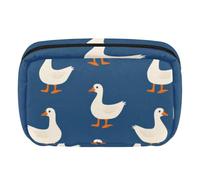 Beauty case da viaggio per donne, grande capacità, organizer per trucchi ad ampia apertura, accessori per articoli da toeletta, spazzole, squali, Multicolore 18, taglia unica, Astuccio per trucchi