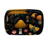 Beauty case da viaggio per donne, grande capacità, organizer per trucchi ampio, borsa per accessori da toeletta, pennelli per accessori da toeletta, fiori colorati, Multicolore 12., taglia unica