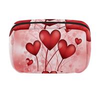 Beauty case da viaggio per donne, grande capacità, organizer per trucchi, borsa ampia aperta, accessori per articoli da toeletta, pennelli per il giorno di San Patrizio, Multicolore 14., taglia unica