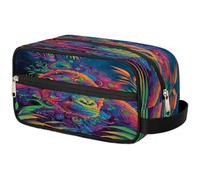 Beauty case da viaggio per donne, uomini, bambini, ragazze e ragazzi, colorato, con gorilla, borsa da bagno per articoli da toeletta e articoli da toeletta, Colore, Taglia unica, Organizer per borse