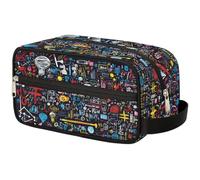 Beauty case da viaggio per donne, uomini, bambini, ragazze e ragazzi, colorato, per fisica, beauty case, articoli da toeletta e articoli da toeletta, Colore, Taglia unica, Organizer per borse