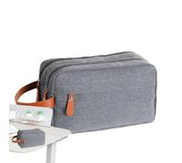 Beauty case da viaggio, spazioso interno a doppio strato, con scomparti multipli, impermeabile, portatile, di grande capacità, borsa cosmetica per camere d'albergo, aeroporti, stazioni ferroviarie,