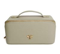 Beauty case di lusso di Alice Wheeler London Train Case Vanity Beauty case per donna 3 diverse dimensioni, Pistacchio, Mini, Trousse per cosmetici