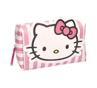 Beauty case Disney, borsa per trucchi, trousse da viaggio, pochette, astuccio, organizer accessori (Hello Kitty)