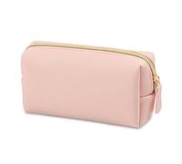 Beauty Case Donna Borsa for il trucco da donna Borsa for il trucco impermeabile in tinta unita Borsa da viaggio for articoli da toeletta Valigetta Trucco (Color : Pink, Size : M)