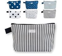 Beauty case donna, Makeup Bag, beauty case trucco organizzatore, astuccio per il trucco donna, Necessaire, Toiletry Bag, borsa trucco, borsa liquida avion, dettagli da regalare, borsa, bianco