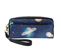Beauty case elegante con stampa di cielo stellato, universo, spazio, per donne e ragazze, trousse per cosmetici, articoli da toeletta, scuola, ufficio, viaggi