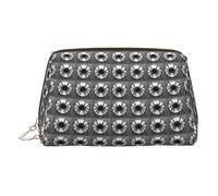 Beauty case elegante con stampa ragno nero da donna, trousse da viaggio per il fine settimana, Oro, Taglia unica, Classico