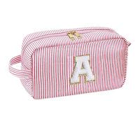 Beauty case estetico beauty case | Borse da viaggio per articoli da toeletta astuccio per trucchi, organizer per borse e portafogli per ragazze per amici, rosso, ver descripción, Vedi