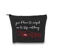 Beauty case ispirato al vampiro TV Show TVD Merch Salvatore Brothers TVD Regali Amante dei vampiri Trousse, Smetti di guardare 3uk, alla moda