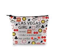 Beauty case Las Vegas Las Vegas Regali di viaggio Las Vegas Ragazze Weekend Regalo Las Vegas Vocation Cosmetic Bag, Las Vegas Ragazza Sostantivo 3uk, alla moda