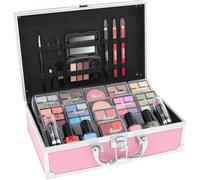 Beauty Case Make up Vegan Hot Pink 82 Pezzi - Set Trucchi per Ragazze E Donne Co