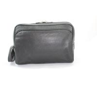 Beauty Case Necessaire da Viaggio Uomo Donna Porta trucchi in Pelle cuoio