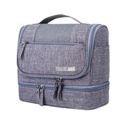 Beauty case | Organizer da viaggio | Beauty case | Borsa da viaggio | Borsa da doccia portatile con cerniera, borsa da bagno con gancio, organizer separazione per liquidi e secchi, per lozione per