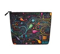 Beauty case per matematica e fisica da donna, portatile, da viaggio, organizer quotidiano con cerniera, Matematica e Fisica, Taglia unica