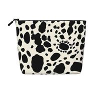 Beauty case per matematica e fisica da donna, portatile, da viaggio, organizer quotidiano con cerniera, Stampa leopardata 2, Taglia unica