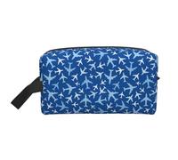 Beauty case per uomini e donne, con aeroplani nel cielo, borsa da toilette da viaggio, borsa da toilette da appendere, borsa da barba per accessori da viaggio