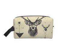 Beauty case portatile da viaggio con stampa di cani Labrador Retriever, borsa da viaggio impermeabile, organizer da palestra per rasatura e doccia, borsa per il trucco con manico, per uomini e donne