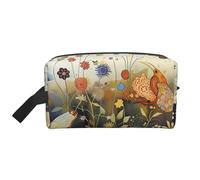 Beauty case portatile da viaggio con stampa di cani Labrador Retriever, borsa da viaggio impermeabile, organizer da palestra per rasatura e doccia, borsa per il trucco con manico, per uomini e donne