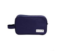 Beauty case portatile, impermeabile, da appendere, per viaggi, multi tasca, organizer per trucchi, kit doppio, nero, 25,5 x 14,5 cm, nero, grigio, rosa, blu, Is green, Minimalista