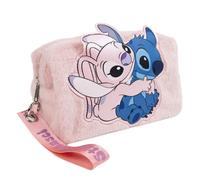 BEAUTY CASE STITCH E ANGEL DISNEY PORTA ACCESSORI DA VIAGGIO CON DETTAGLIO 3D