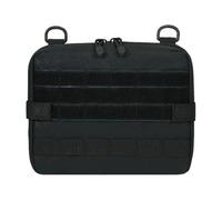 Beauty case tattico, organizer da viaggio ad alta capacità | Nylon 1000D, Tasche multiple con cerniera, Cuciture rinforzate, Leggero, Articoli essenziali per la cura personale(Black)