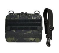 Beauty case tattico, organizer da viaggio con tracolla | Nylon 1000D, Tasche multiple con cerniera, Cuciture rinforzate, Leggero, Articoli essenziali per la cura personale(MCBK)