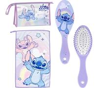 Beauty case toilette Viaggio Accessori Stitch con pettine, asciugamano e borsa di Stitch - Beauty case toilette Stitch per viaggio o scuola