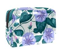 Beauty case trasparente con motivo floreale di magnolie, borse da viaggio per articoli da toeletta - borse trasparenti per cosmetici, Multicolore 7, 18.5x7.5x13cm/7.3x3x5.1in