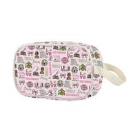 Beauty case trasparente per sorellanza greca Pinkies Sorority Woman Sorellanza regalo sorella greca regalo, 08 Cbag EU, Multiuso